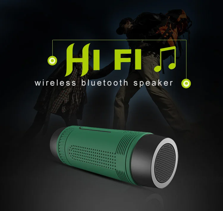 Zealot S1 Беспроводной Bluetooth динамик Портативный внешний цикл сабвуфер 4000 мАч Внешний аккумулятор светодиодный фонарь Поддержка Micro SD/TF карты