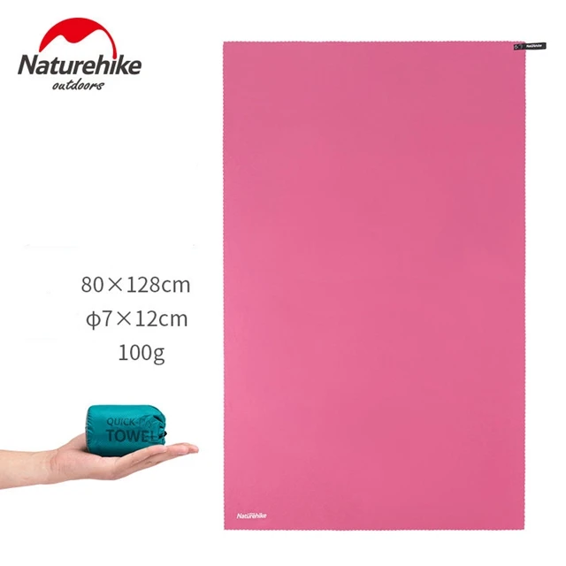Rose L Size Naturehike быстросохнущее полотенце для лица, портативное ультралегкое дышащее полотенце, пляжное, для кемпинга, пешего туризма, для плавания, NH19Y002-J - Цвет: Rose L Size