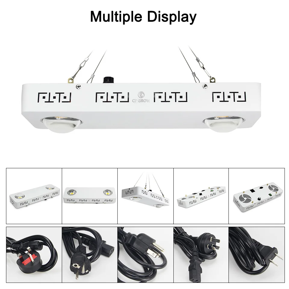 CREE CXB3590 200 Вт COB LED Grow Light полный спектр затемнения 26лм = HPS 400 растущая лампа для