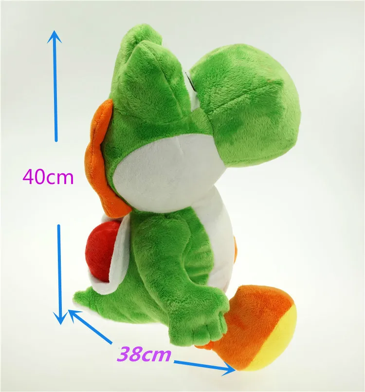 IPiggy 1" Luigi игрушка кукла Кино ТВ плюшевая кукла в подарок 40 см Yoshi плюшевая игрушка кукла большой размер гигантский Yoshi Super Mario Bros Yoshi