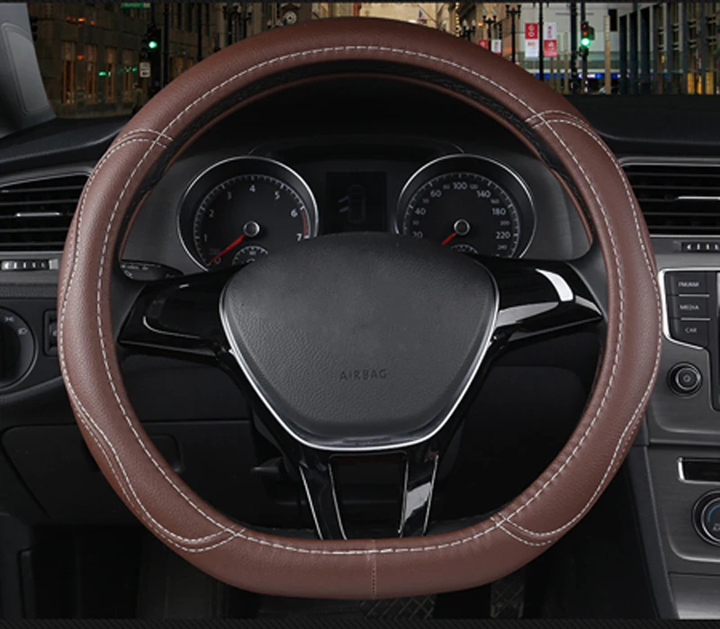 HuiER чехол рулевого колеса автомобиля D Тип для Citroen C3-XR C4 sega C4L Elysee DS3 DS4 DS5 DS3 Audi TT RS7 RS5 S3 S5 SQ5(ТТС) R8