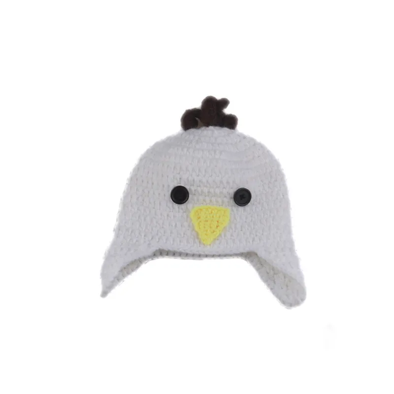 Милый кролик и курица реквизит для фотосъемки новорожденных вязаная крючком