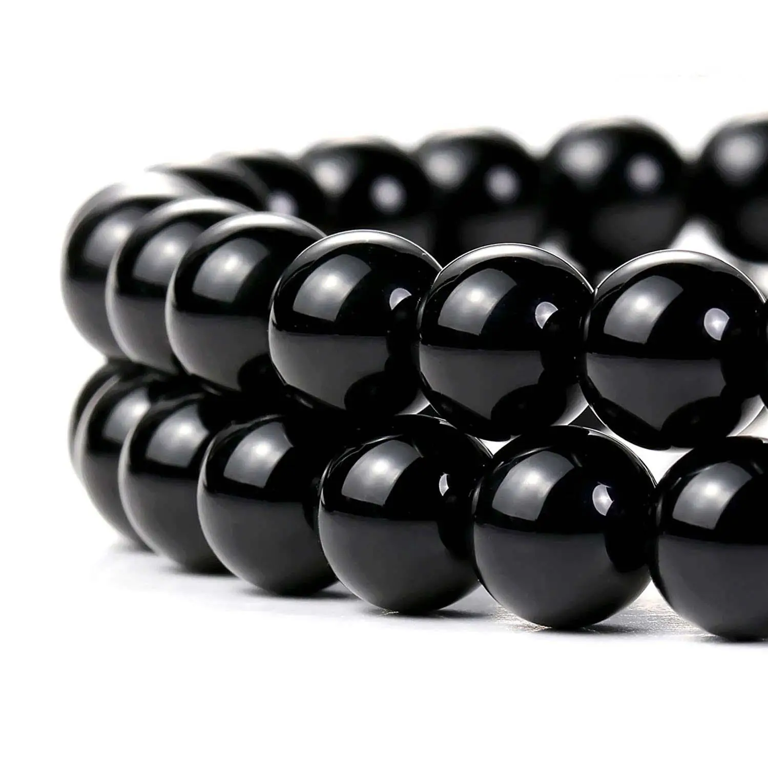 

natural black agat beads loose beads necklace bracelet / necklace / jewelry making wholesale