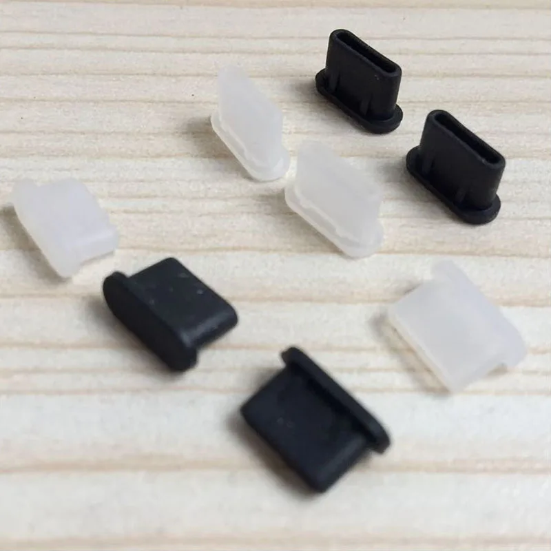 10 шт. Тип USB-круглый кабель для зарядки Порты и разъёмы Пылезащитная заглушка USB C