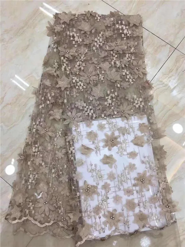 Фатиновое кружево высокого качества новейшая африканская кружевная ткань 3d