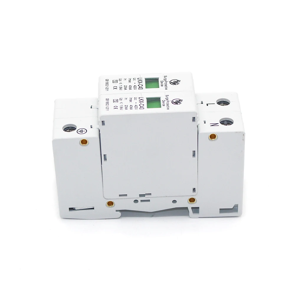 Горячая Распродажа 20KA ~ 40KA 385V AC SPD Защита от перенапряжения для дома устройство