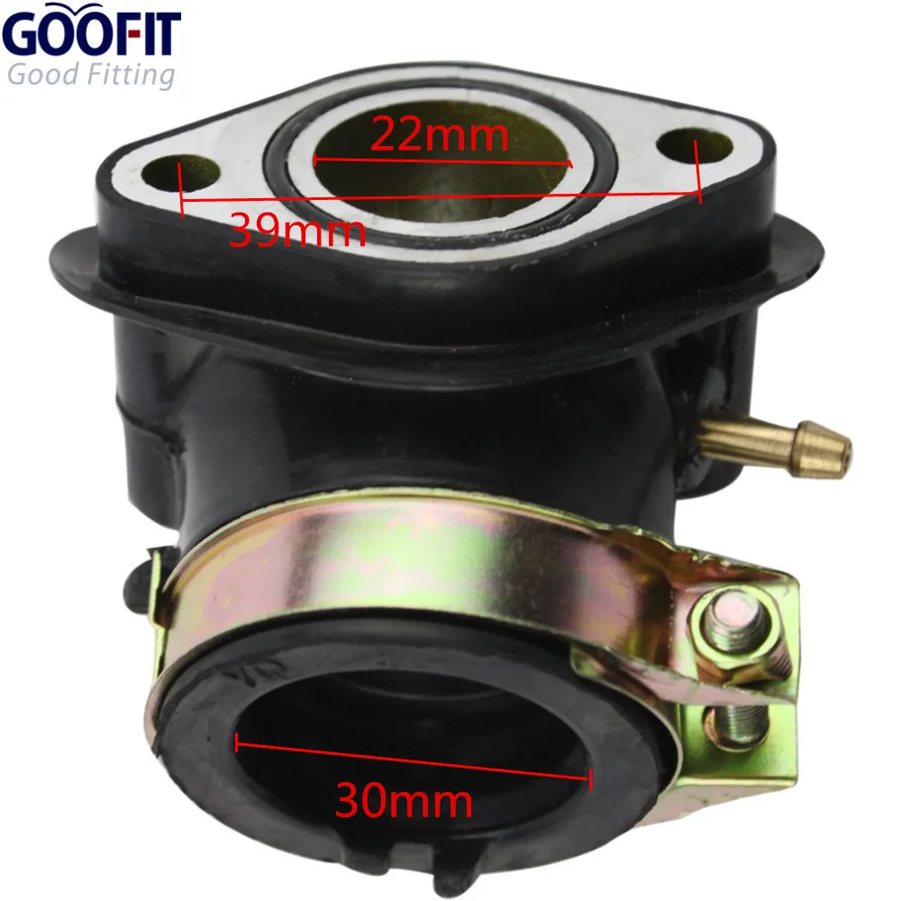 GOOFIT PD24J Карбюратор с воздушным фильтром впускной коллектор для GY6 125cc 150cc Картинг скутер 152QMI 157QMJ Group-y6