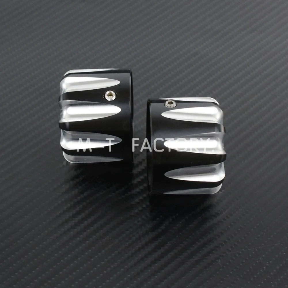 Мотоциклетная гайка с передней осью черного цвета алюминиевые Чехлы для Harley Touring