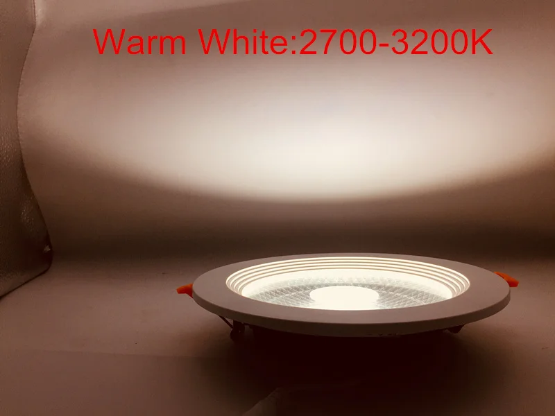 5 Вт 10 15 25 30 IP44 LED COB светильник с регулируемой яркостью Встраиваемый светодиодный