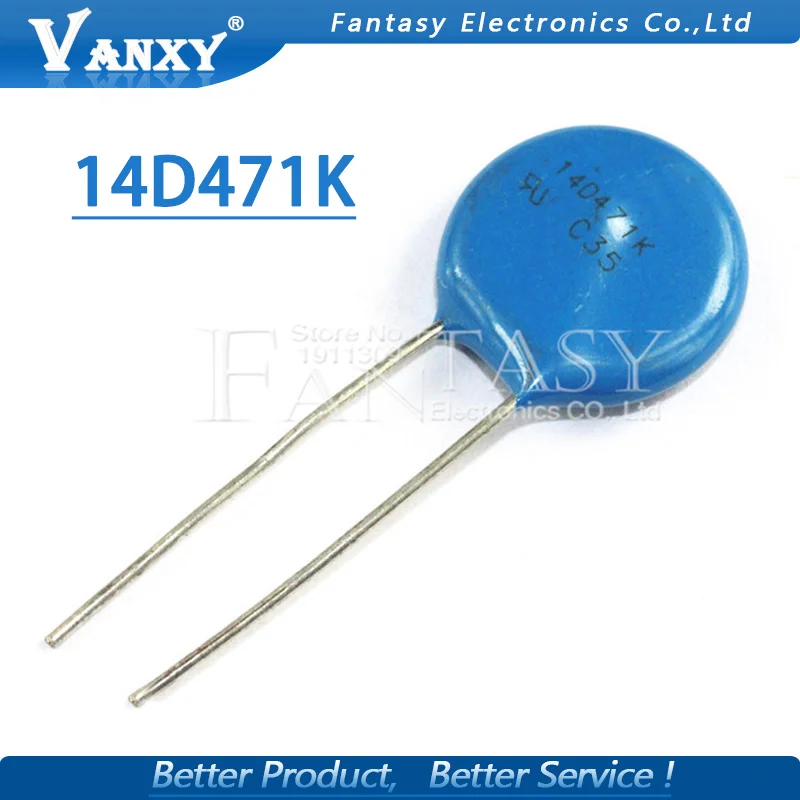 10 шт. Варистор 14D471K 470 в piezoresistor 14D471|14d471k varistor|varistor 470v |