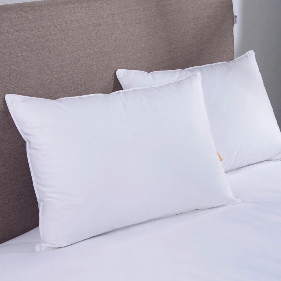 Pureвниз гусиный пух подушка для дома и отеля шеи королевская королева размер