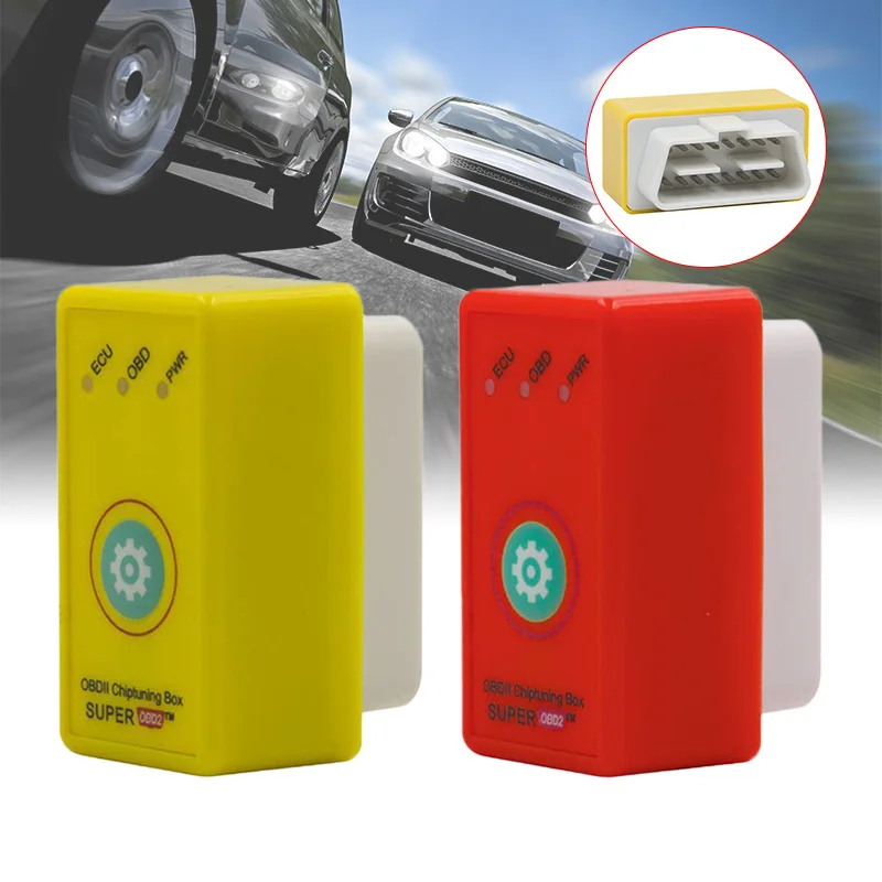 Новый 1 шт. ECO OBD2 Plug Drive OBDII чип тюнинговая коробка для дизельного бензина