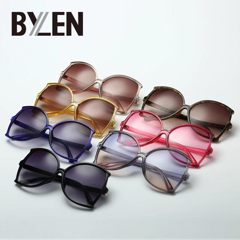 Большие женские солнцезащитные очки с бабочками роскошные большие блестящие