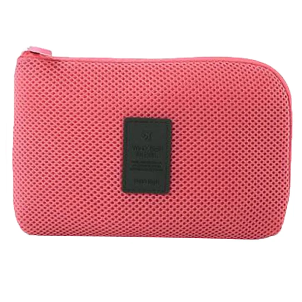 Портативные наушники для путешествий сумка макияжа с кабелем пакет монет