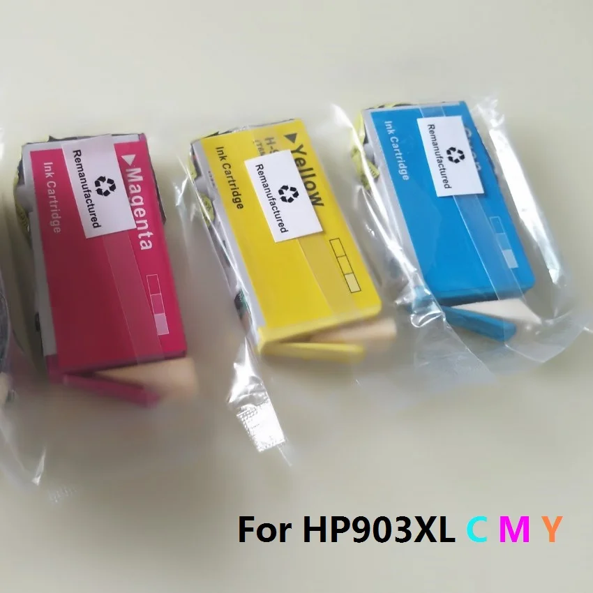 3 упаковки чернил для HP 903XL CMY Восстановленный картридж OFFICE JET PRO 6950 6970 и т. Д.|ink