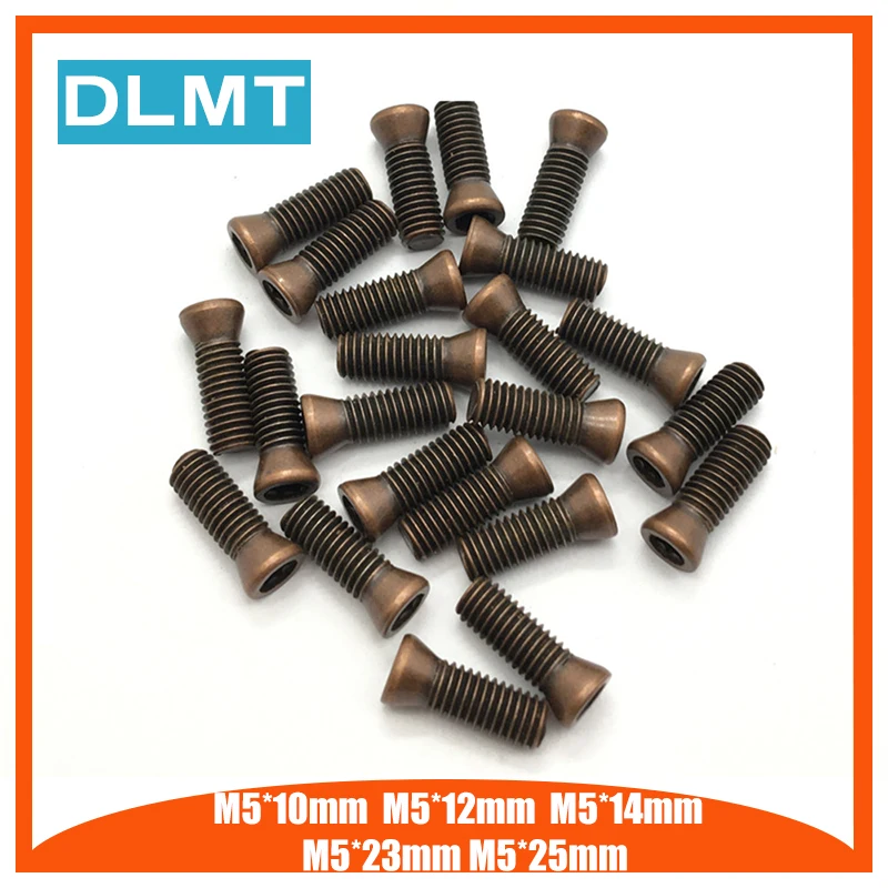 M5 * 10 12 14 15 16 23 мм 25 50 шт. Запасные Винты для токарного станка с ЧПУ замены карбидная