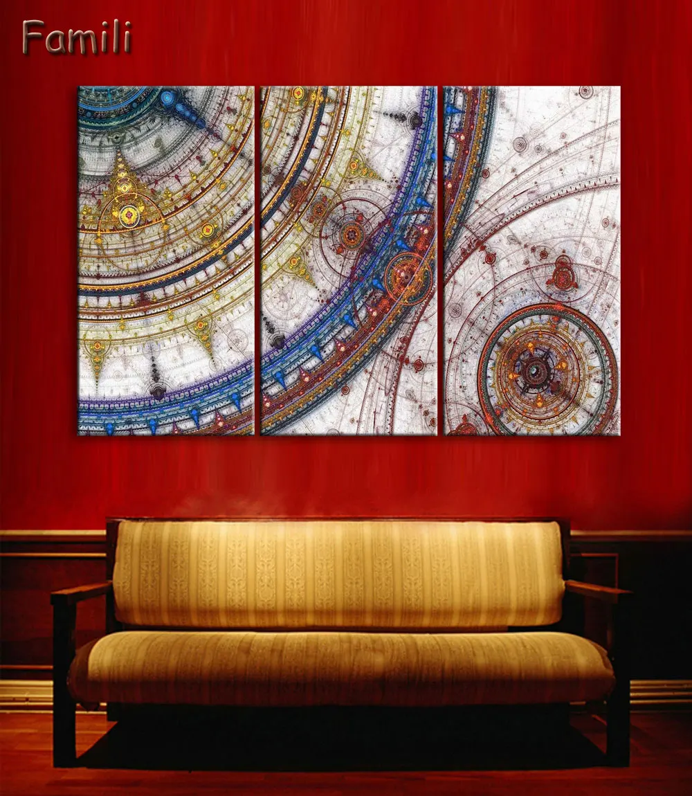 3 Elephant Family Pictures Watercolor Paintings Abstract Wall Art Animal Canvas Print Arts Cuadros Decoracion Poster and Printed | Дом и сад