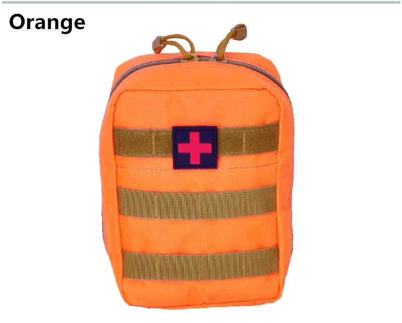 Orange Открытый выживания тактическая медицинская аптечка моль медицинская emt крышка аварийная Военная посылка Охота Утилита ремень сумка - Цвет: Orange