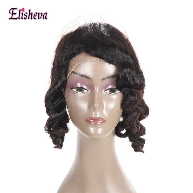 Elisheva 360 кружевной фронтальный с пучком человеческих волос ткет Связки
