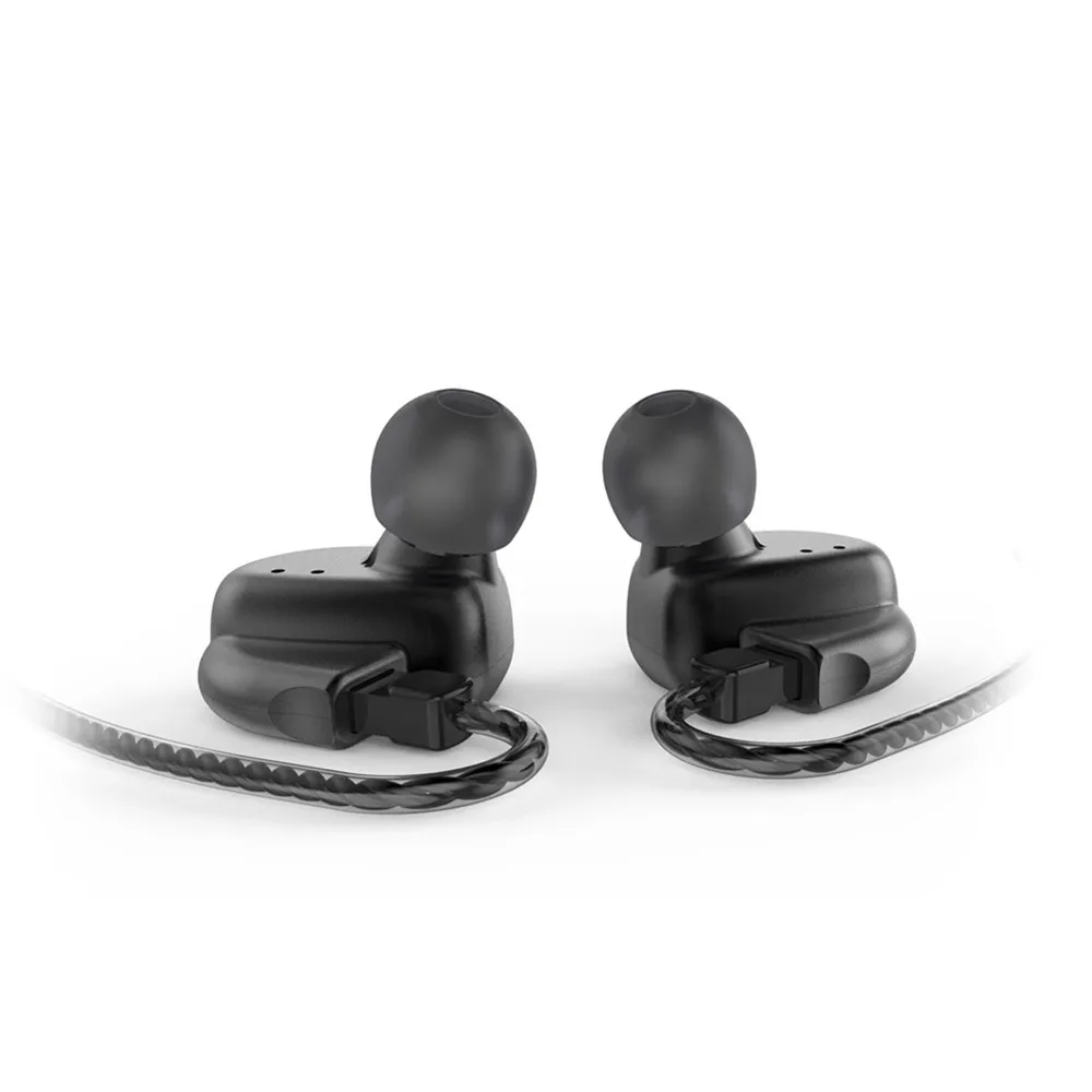 BQEYZ KC2 HiFi стерео гарнитура 2DD 2BA Quad драйверы наушники Алюминиевый Чехол 0 78 мм