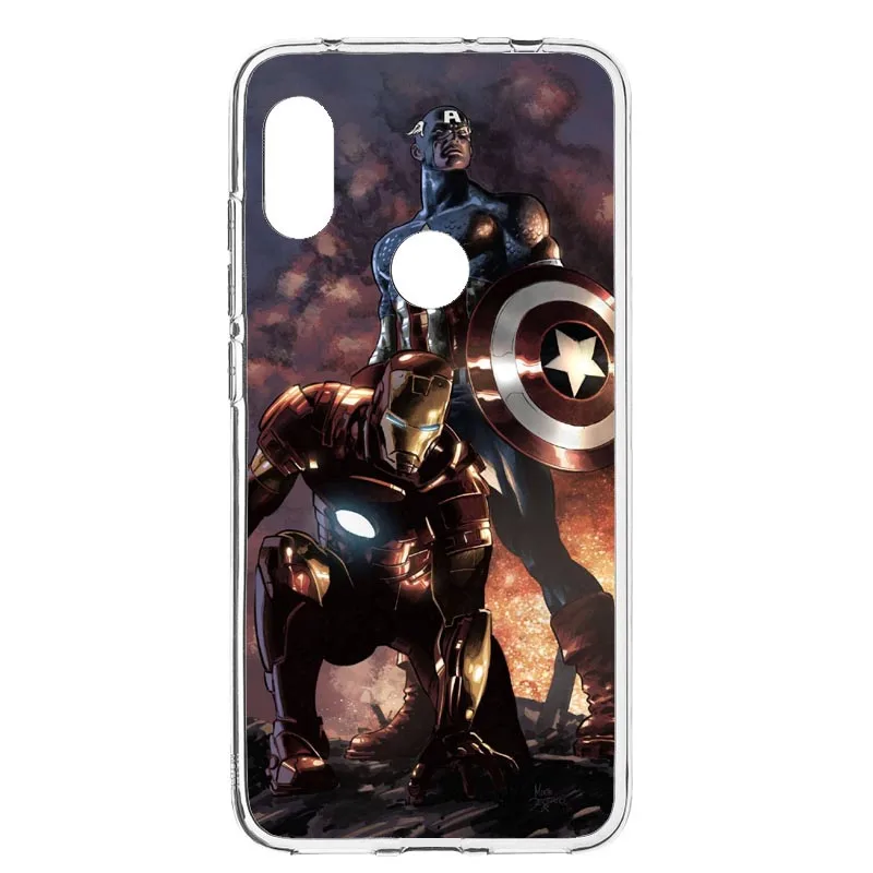 Чехол Marvel Superman Hombre de Hierro Batman DC Comics silicona для Xiaomi Mi 9T Redmi NOTE5A NOTE5 Pro Xiao mi 8