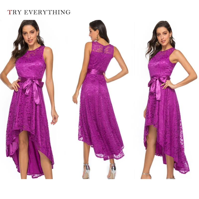 Элегантные кружевные вечерние платья женское фиолетовое летнее платье с