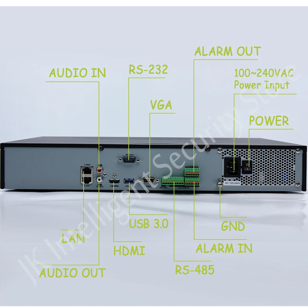 Бесплатная доставка в наличии DS 7716NI K4 16CH NVR 2SATA Интерфейсы сетевой