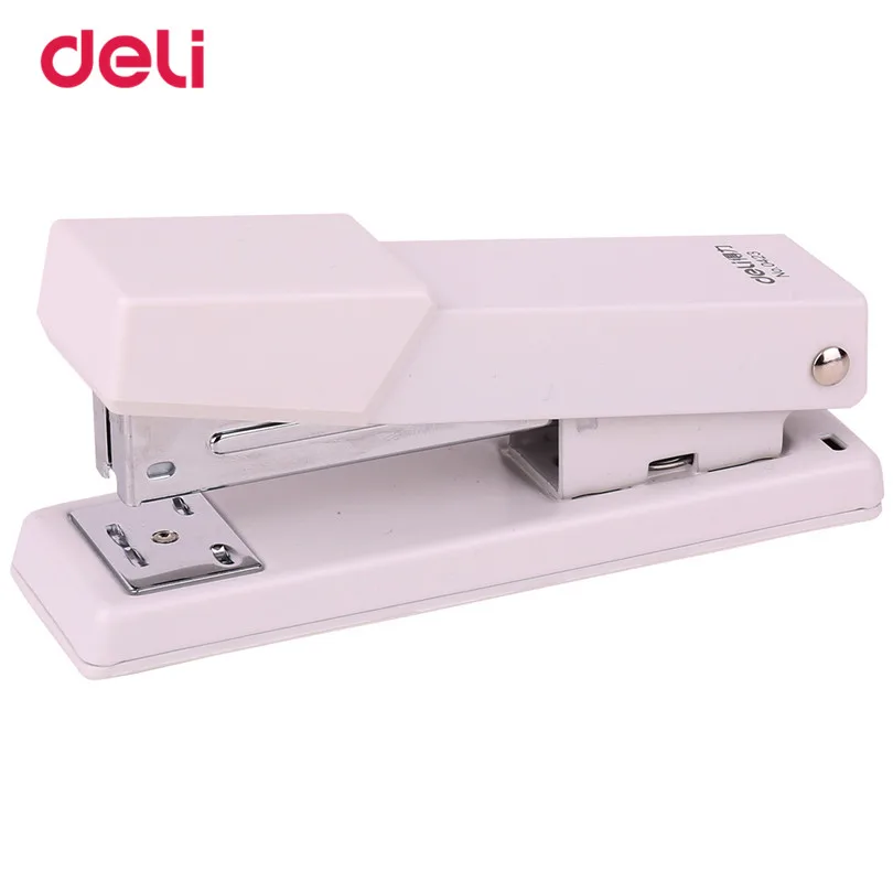 Deli современный дизайн тяжелые Новые 2 цвета штапельный набор бумажные офисные