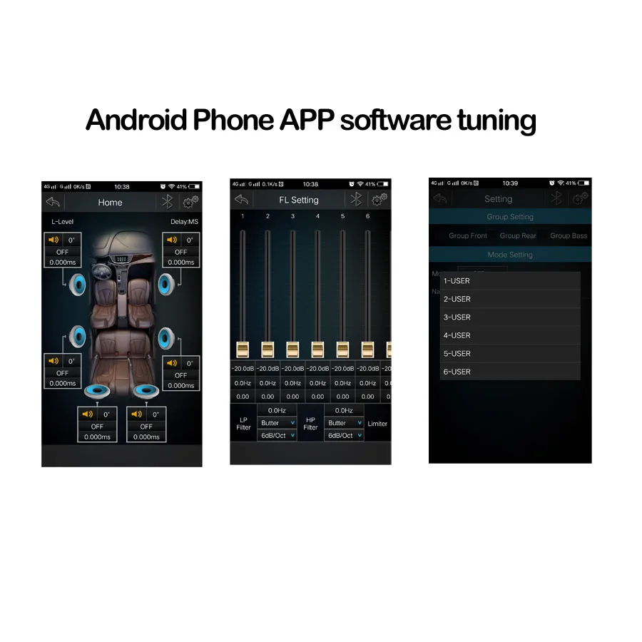 Bluetooth 4 канала DSP цифровой усилитель автомобильный для VW polo Passat Golf Bora Sagitar skoda аудио