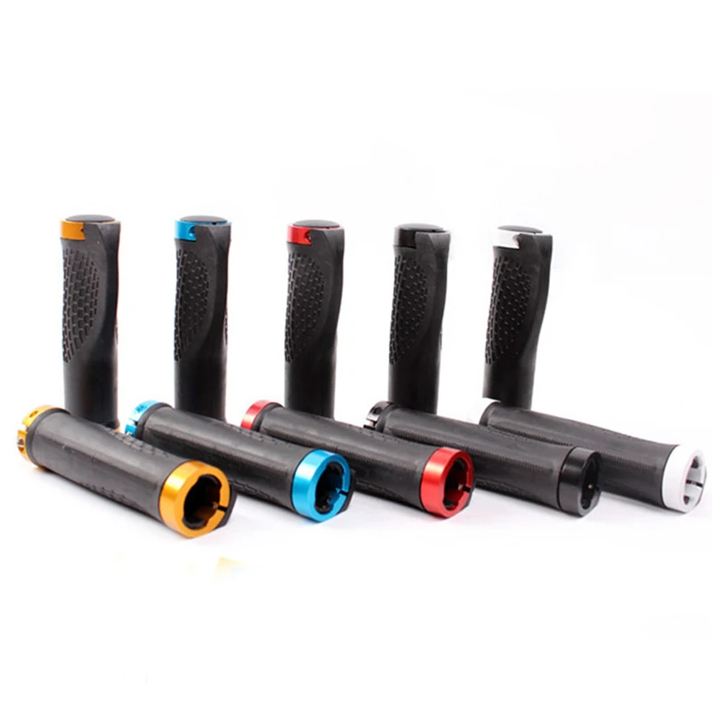 

SMLLOW Lock On Bike Bicycle Grips Ergonomic Soft Cycling MTB Bike Handlebar Grips Bar Ends Mountain Road Bike Handle Grips