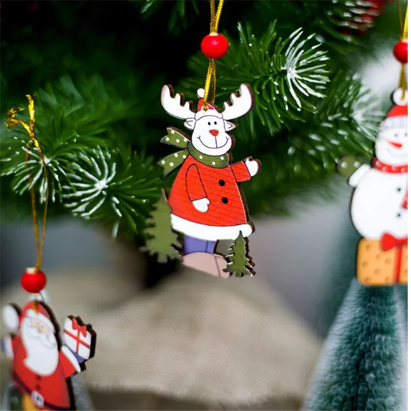 Новый орнамент arbol de navidad подвесная подвеска Рождественский Санта Клаус Лось