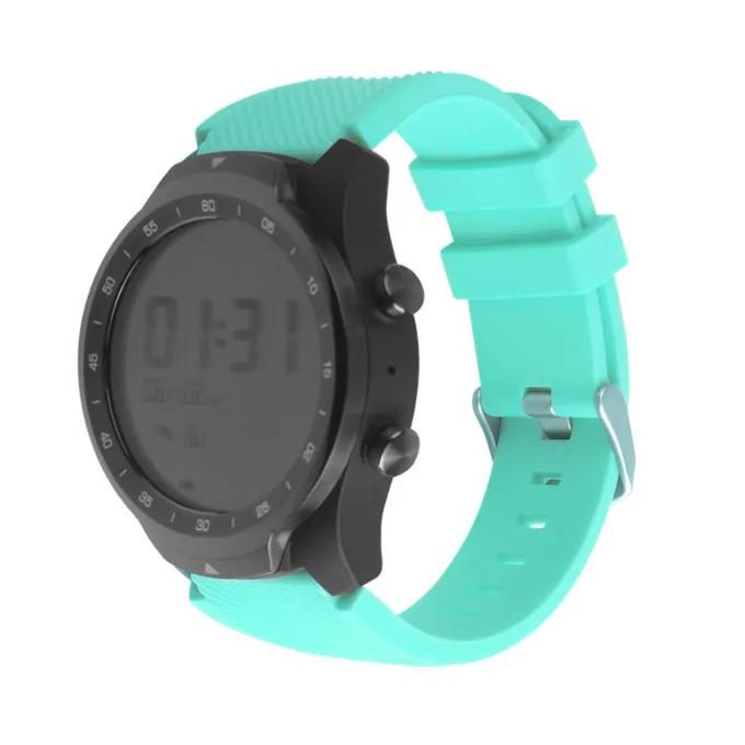 mint green SIKAI цветной силиконовый браслет 22 мм для samsung gear S3 удобный моющийся ремешок для Huami 2 Горячая Распродажа ремешки для часов - Цвет ремешка: mint green