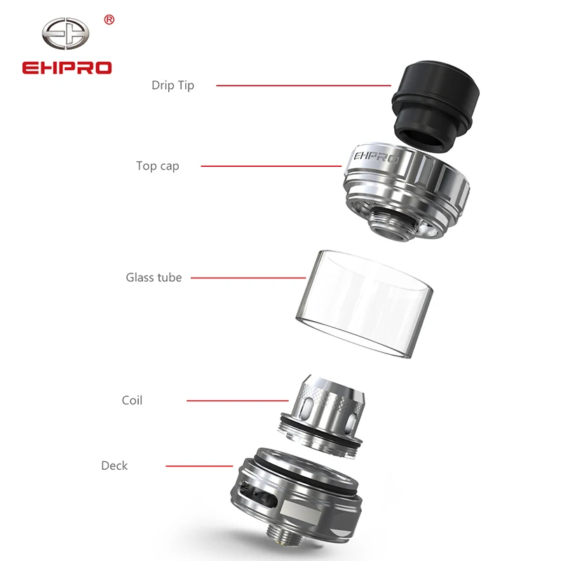 Новое поступление Ehpro M 101 Sub Ohm Танк для armor prime mod 2 мл/3 мл емкость vape 0.3ohm сетчатая