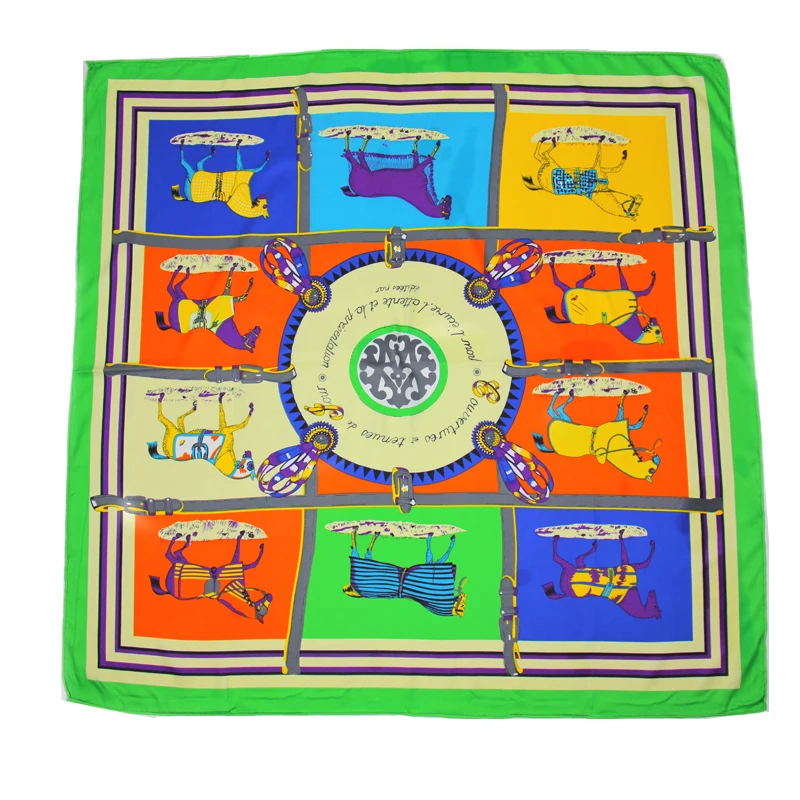 MAGNOLIA Модный Шелковый саржевый шарф для женщин высокого качества шарфы шали с