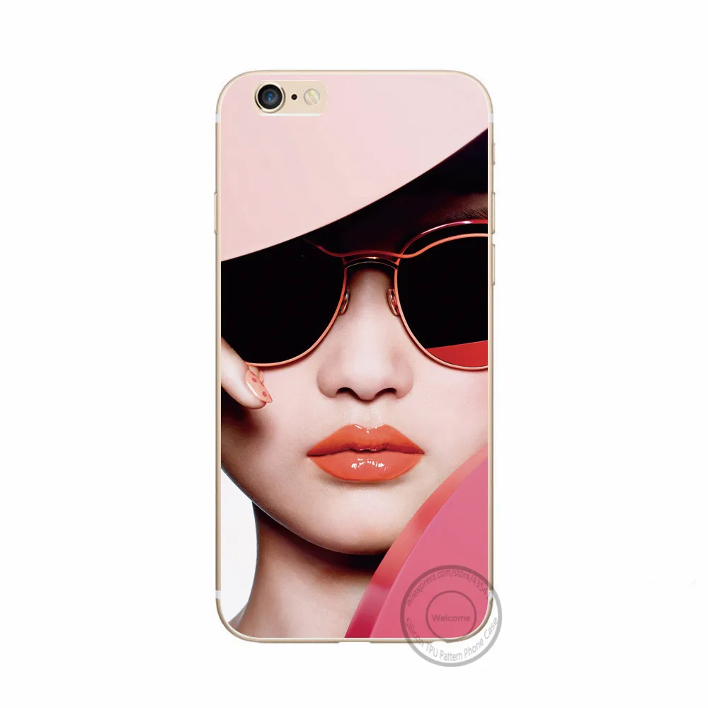 Luxury Phone Case For Iphone 6 6s Rubber Covers Skin Cool Sexy Fashion Girls Pattern Soft Silicone Fundas Coques |