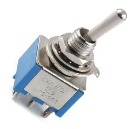 2 шт./лот Mini MTS-202 6-Pin SPDT G105 ON-ON 6A 125V 3A250VAC переключатели хорошего качества бесплатная