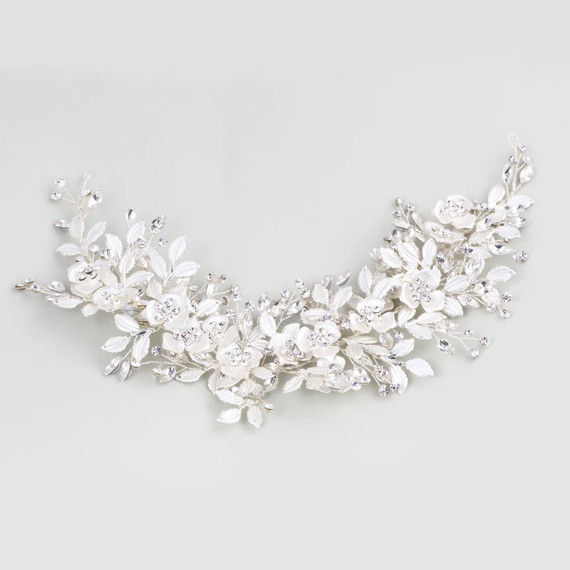 Дауэр me Очаровательная Серебряная свадебная диадема головная повязка