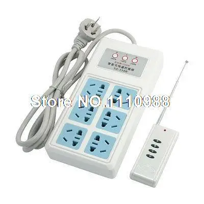 

2200W AU Plug 3CH 6 Outlet Multi Type Sockets Remote Control Power Adapter
