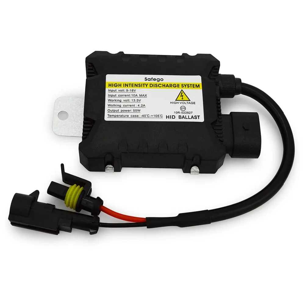 Safego тонкий цифровой ксеноновый HID балласт 55 Вт сменный электронный D2S H1 H3 H4 H7 H11 9005