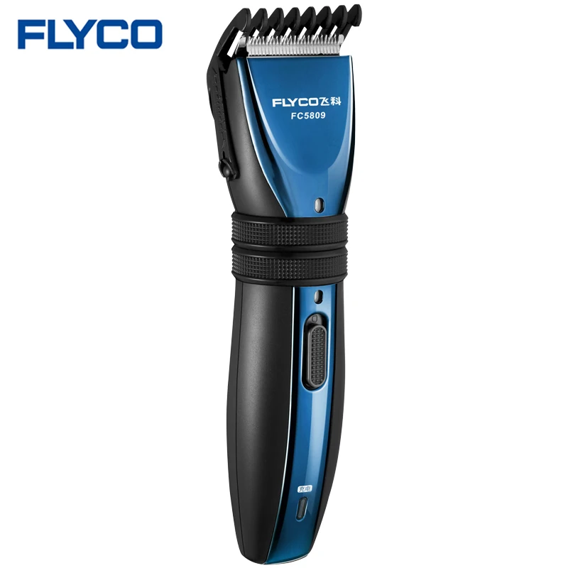 Бритвенный станок Flyco Blue 100 V-240 V для бороды Tondeuse Cheveux Tondeuse профессиональная машинка для стрижки волос для мужчин FC5809