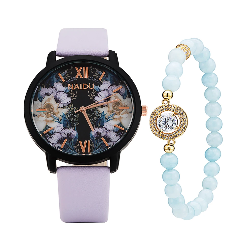 Комплект из 3 предметов женские часы с браслетом циркона новинка 2018 дизайнерское