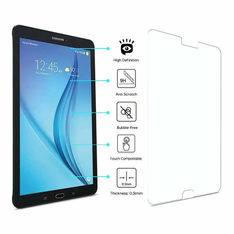 Защита экрана из закаленного стекла для планшета Samsung Galaxy Tab E 10. 0 8 дюйма SM T377V T375P