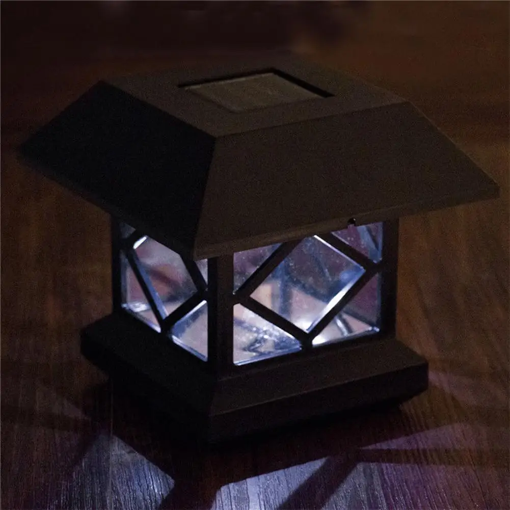 HobbyLane солнечное ограждение освещение Крышки столба Открытый Сад Солнечная LED