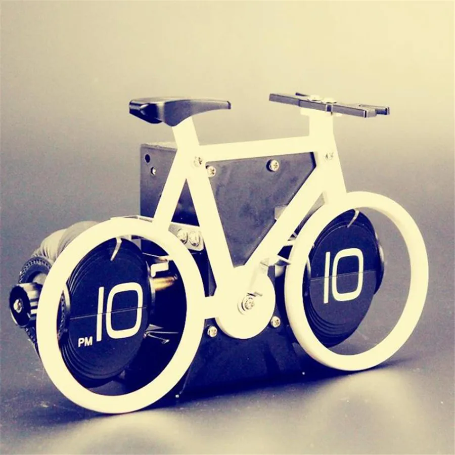 Творческие настольные часы для велосипеда офиса спальни домашнего декора