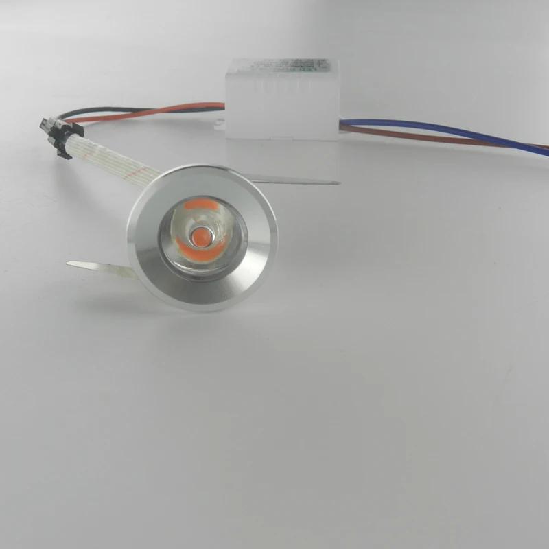 1 шт./лот 3 Вт Мини светодиодный светильник для шкафа AC85-265V Светодиодный точечный
