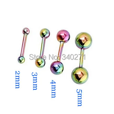 Free shipping Punk Fashion Stainless Steel Barbell Earring Piercing Ear bone nail Titanium Dumbbell Earrings | Украшения и