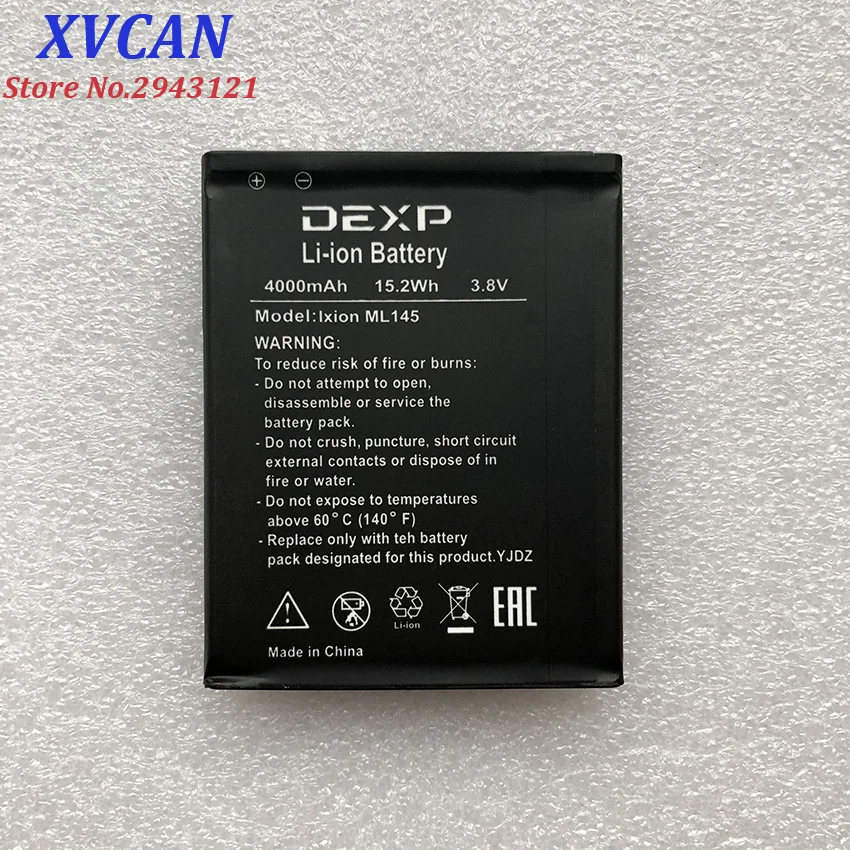 Для DEXP Ixion ML145 Snatch SE 4000mAh Мобильный телефон литий ионный аккумулятор