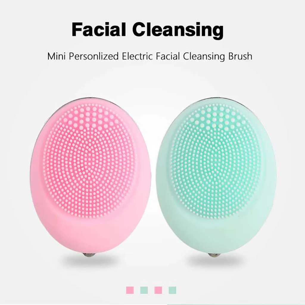 1Pcs Soft Brush Facial Care Exfoliating Infant Baby Silicone Wash Face Cleaning Pad Skin SPA Scrub Cleanser Tool G703 | Красота и