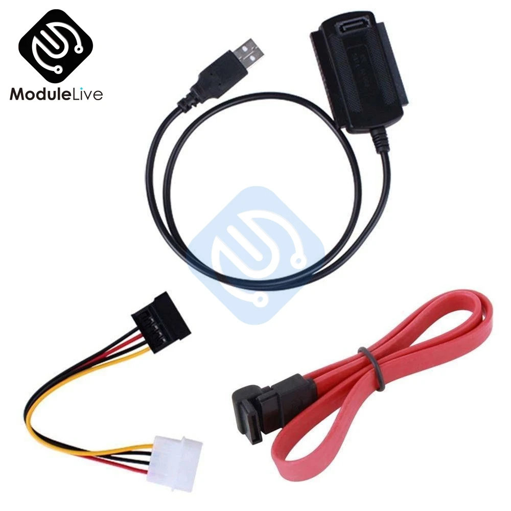 SATA/PATA/IDE накопитель к USB 2,0 адаптер конвертер кабель для 2,5/3,5 дюйма Жесткий диск Горячая по всему миру