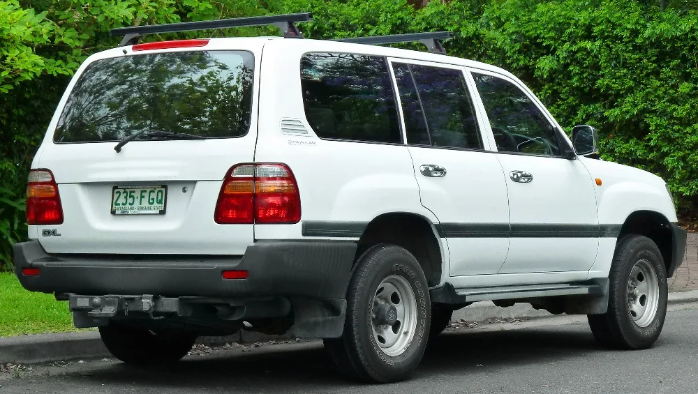 Для Toyota Land Cruiser 4500 LC100 FJ100 1998-2004 ABS аксессуары из хрома покрытием лампа для фары заднего света накладка задний фонарь крышка
